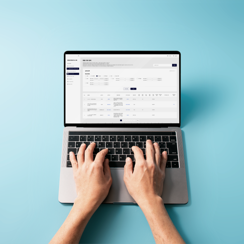 행정형벌 법률규정 DB 검색 시스템 썸네일